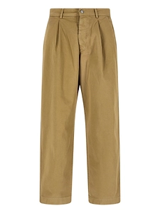 Roy Roger's Pleated Straight-Leg Pants