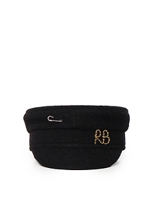Chain-Logo Baker Boy Hat