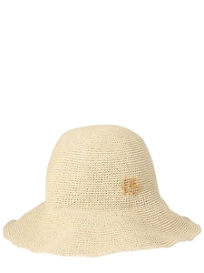 Ruslan Baginskiy Embroidered Logo Straw Hat