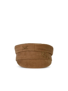 Ruslan Baginskiy Logo-Detail Curved Brim Beret
