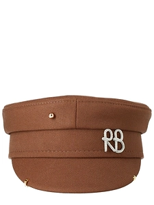 Logo Plaque Baker Boy Hat