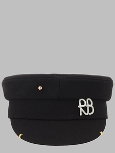 Ruslan Baginskiy Logo Embellished Baker Boy Hat