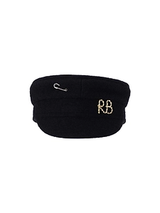Logo-Embellished Baker Boy Hat