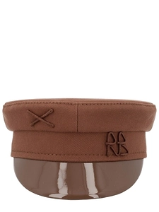 Ruslan Baginskiy Logo-Embroidered Baker Boy Hat