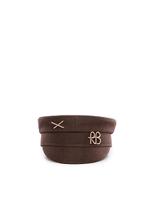 Logo Plaque Baker Boy Hat