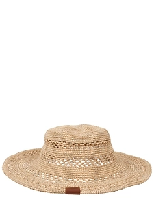 Ruslan Baginskiy Open-Weave Wide-Brim Hat