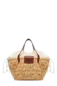 Ruslan Baginskiy Logo Patch Drawstring Tote Bag