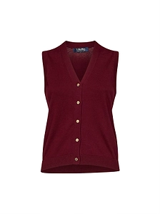 S Max Mara Smmsaggio Buttoned V-Neck Knitted Vest