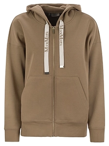 's Max Mara Jour Zip-Up Drawstring Hoodie