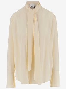 Bow-Tie Silk Shirt