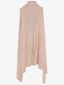 Draped Sleeveless Knitted Top