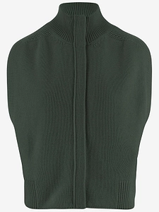 High Neck Sleeveless Knitted Top