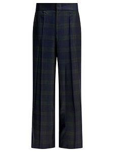 Sa Su Phi Pleated Check Pants