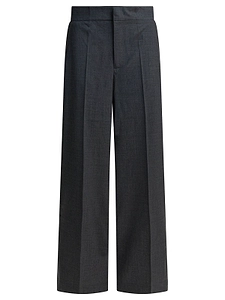 Pleated Wide-Leg Pants