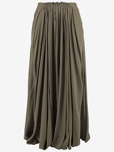 Sa Su Phi Pleated Long Skirt