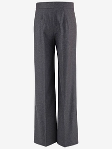 Pleated Wide-Leg Pants