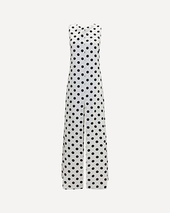 Sa Su Phi Polka-Dot Back-Bow Maxi Dress