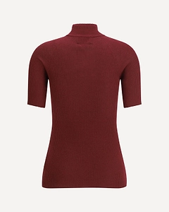 Sa Su Phi Ribbed High-Neck Knitted Top