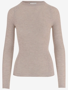 Sa Su Phi Ribbed Round-Neck Knitted Sweater