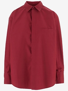 Sa Su Phi Ruffled-Back Oversized Shirt