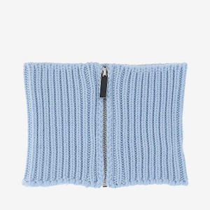 Ribbed Zip Neckwarmer
