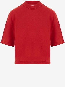 Sa Su Phi Short-Sleeve Cashmere Knitted Sweater