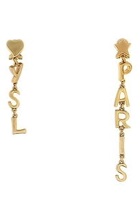 Saint Laurent Bo Paris Drop Earrings