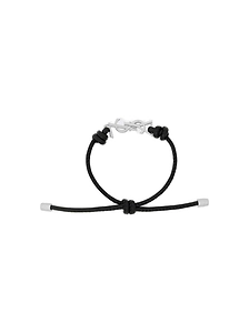 Saint Laurent Cassandre Cord Bracelet