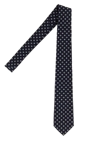 Saint Laurent Jacquard Motif Tie
