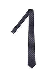 Saint Laurent Jacquard Tapered Tie