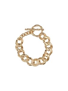 Saint Laurent Logo Engraved Chain Bracelet