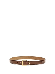 Saint Laurent Logo Plaque Belt