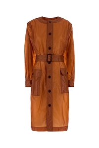 Saint Laurent Saharienne Belted Dress