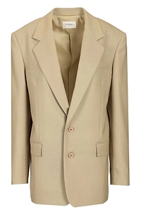 Saint Laurent Single-Breasted Long-Sleeved Jacket
