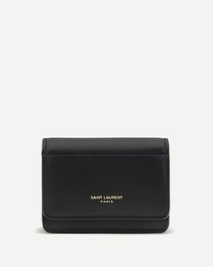 Saint Laurent Snap Closure Business Card Wallet