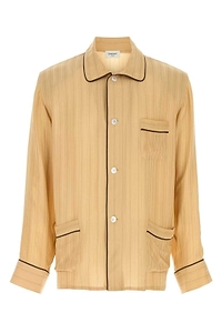 Saint Laurent Striped Long-Sleeve Pyjama Top