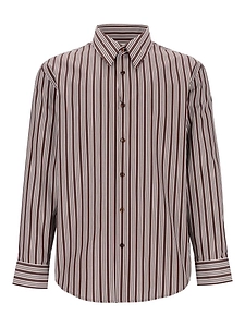Saint Laurent Striped Button-Up Shirt