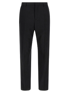 Saint Laurent Striped Slim-Fit Trousers