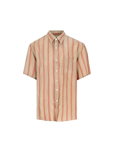 Saint Laurent Striped Short-Sleeved Shirt