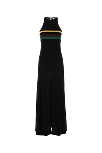 Saint Laurent Striped Tank Dress