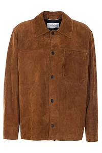 Saint Laurent Button-Up Long-Sleeved Overshirt