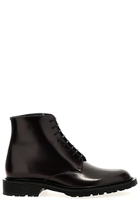 Saint Laurent Tender Round Toe Ankle Boots