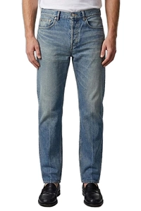 Saint Laurent Tapered Mid-Rise Jeans