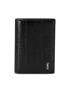 Saint Laurent Tiny Cassandre Credit Card Wallet