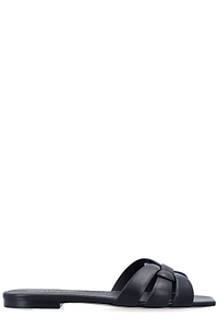 Saint Laurent Tribute Slip-On Flat Sandals