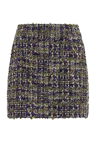 Saint Laurent Tweed Mini Skirt