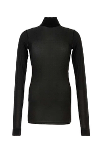 Turtleneck Long-Sleeved Top