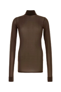 Turtleneck Long-Sleeved Top