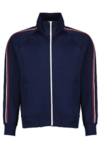 Saint Laurent Zip-Up High Neck Track Jacket