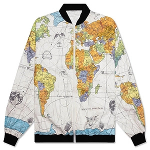 Saint Michael Graphic Print Bomber Jacket